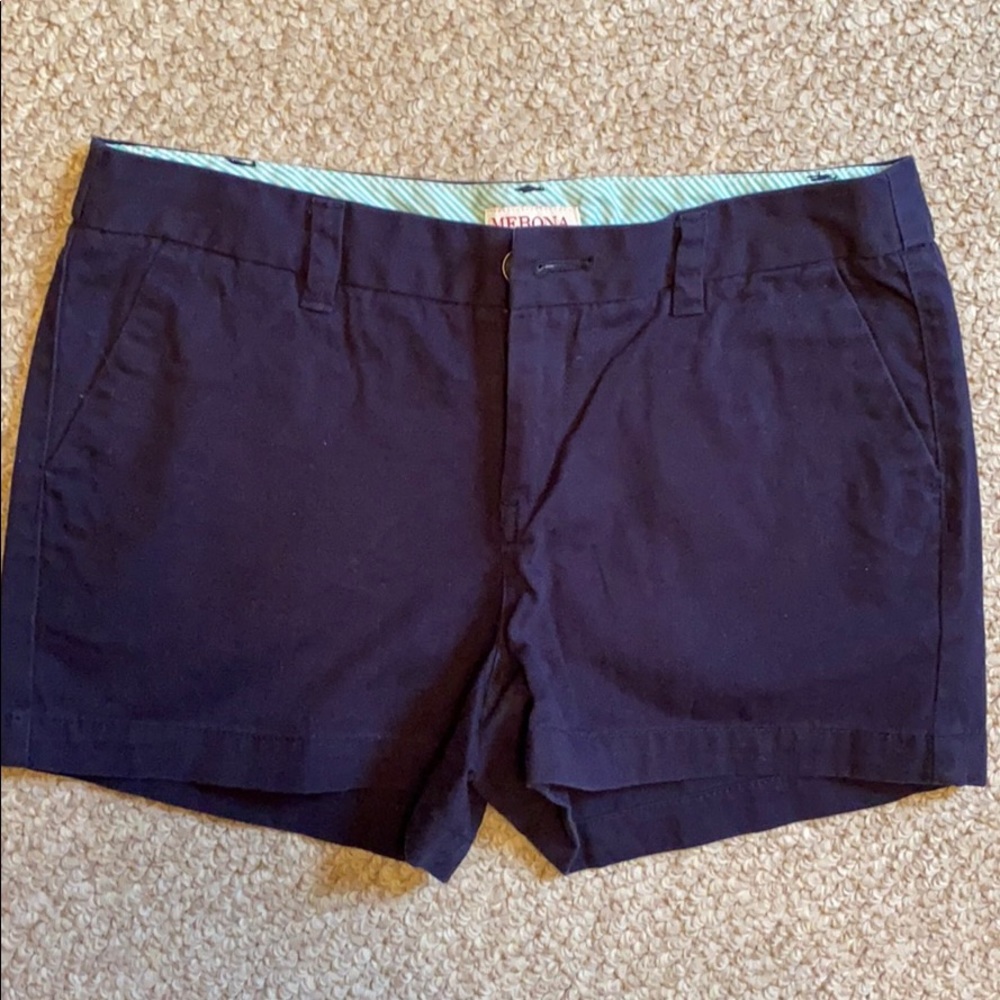 Navy blue size 6 dress shorts